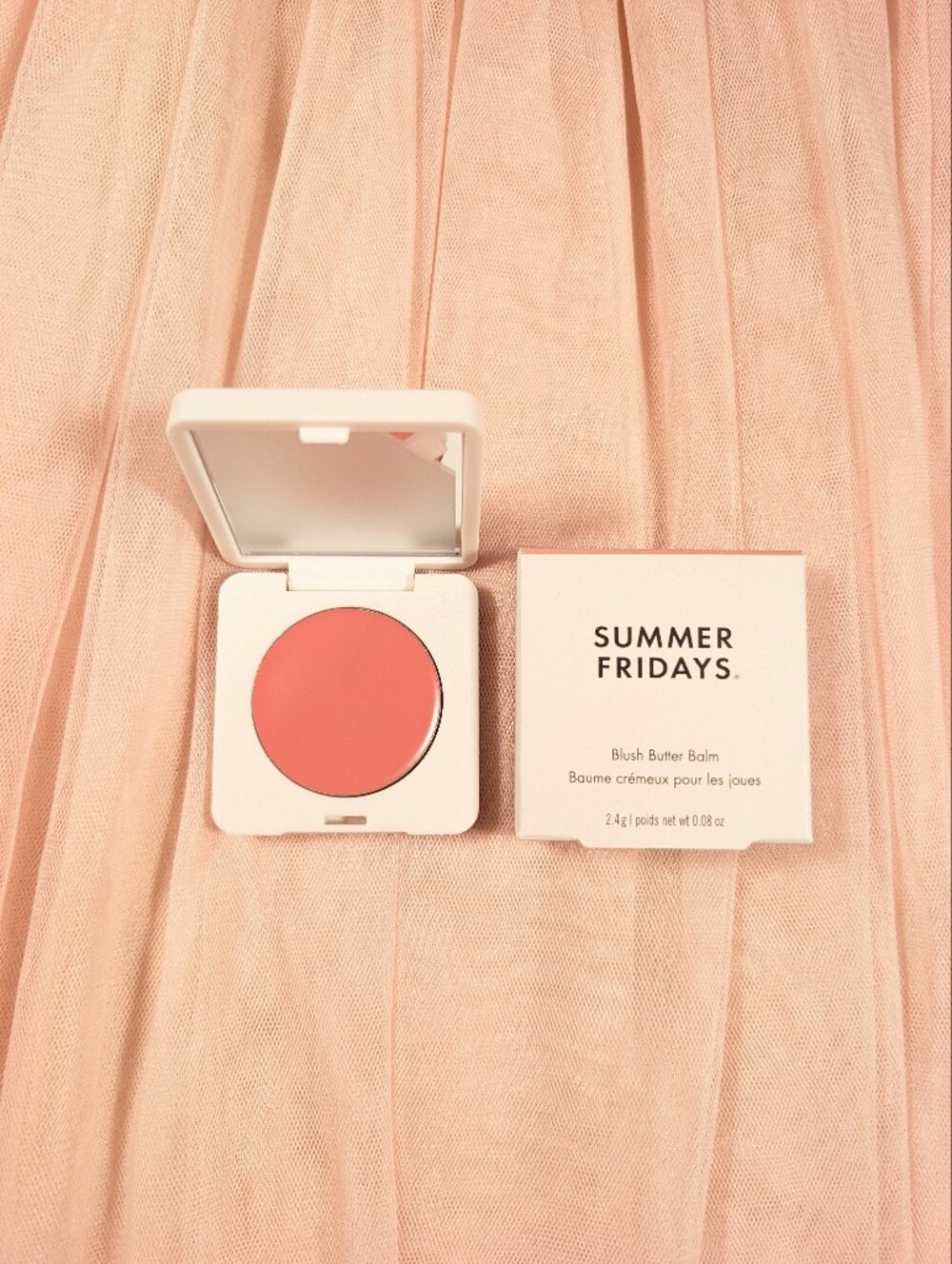 Summer Fridays Blush Butter Balm in Soft Strawberry